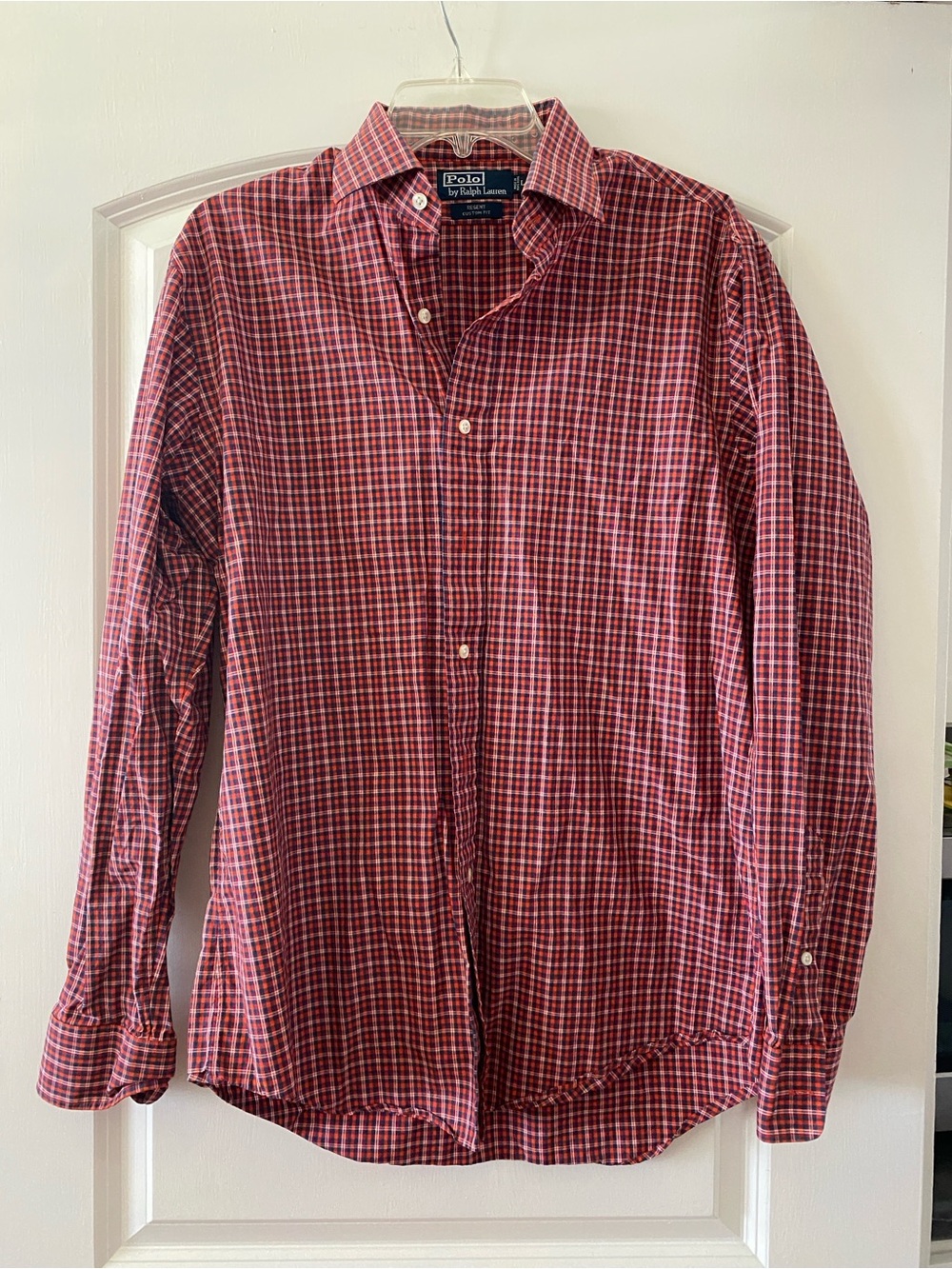 Polo by Ralph Lauren Red Checked Button-Down Shirt / Size L / VGUC